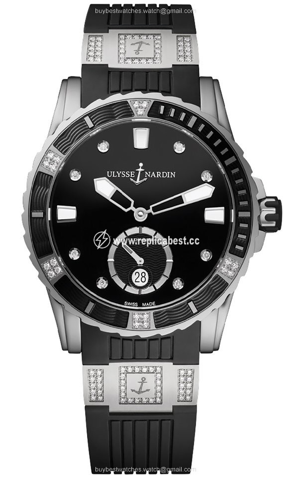 Ulysse Nardin Lady Diver Womens watch Automatic Steel 3203-190-3C 12.12
