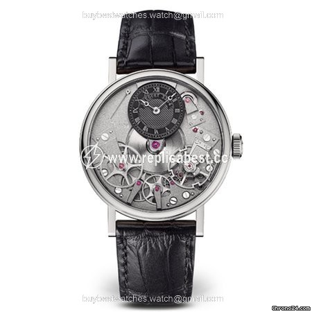 Breguet Tradition Mens watch Unisex Manual winding White gold 7027BB G9 9V6