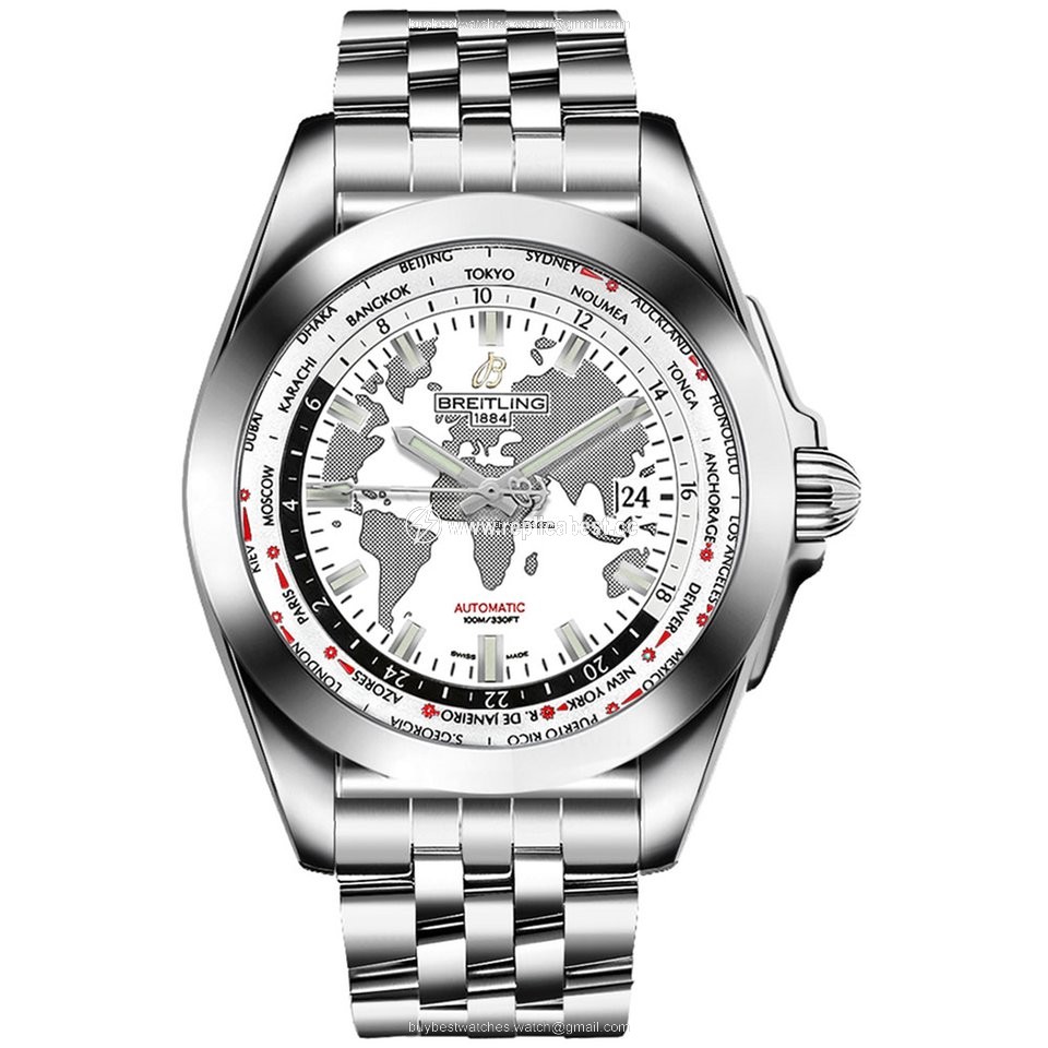 Breitling Galactic Unitime Mens watch Unisex Automatic Steel WB3510U0 A777 375A