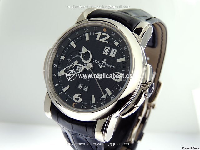 Ulysse Nardin GMT + - Perpetual Mens watch Unisex Automatic White gold 320-60 62