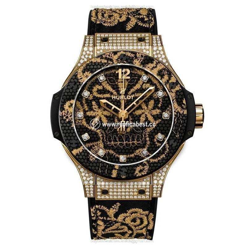 Hublot Big Bang Broderie Mens watch Unisex Automatic Yellow gold 343.VX.6580.NR.0804
