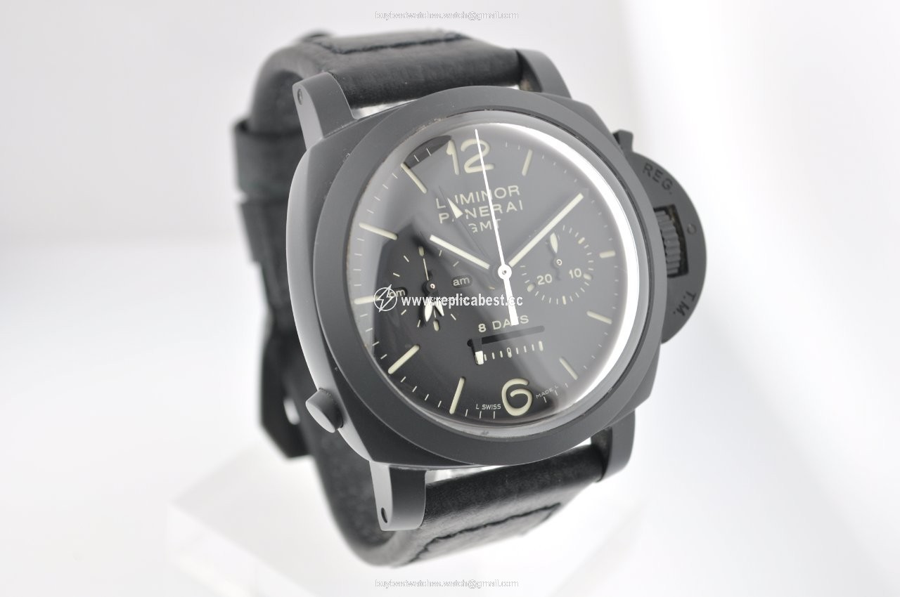 Panerai Luminor 1950 8 Days Chrono Monopulsante GMT Automatic pam317