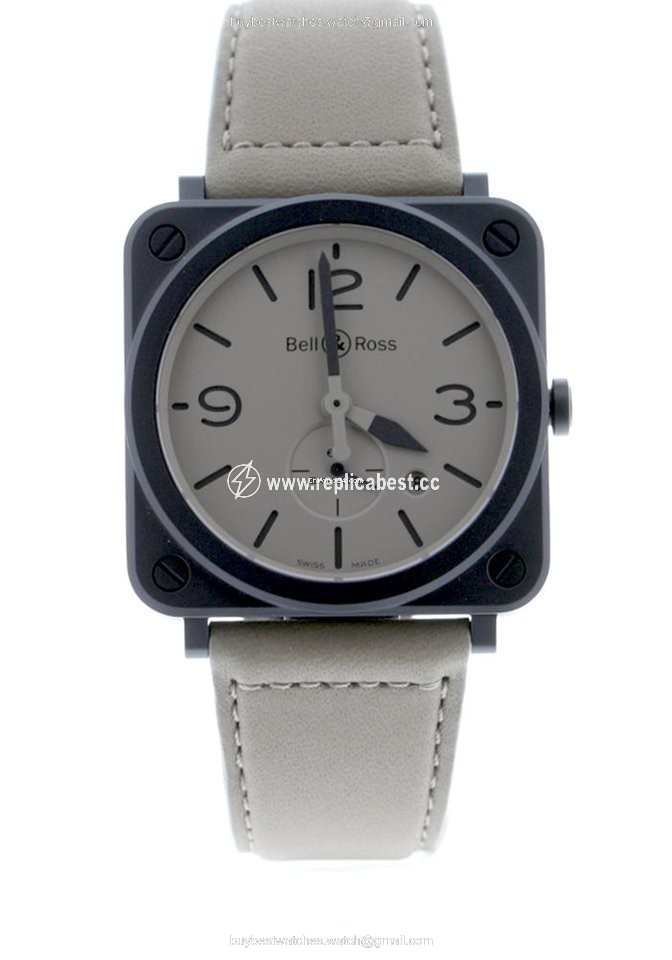 Bell & Ross BR S Mens watch Unisex Quartz Ceramic BRS-DESERT-CEM
