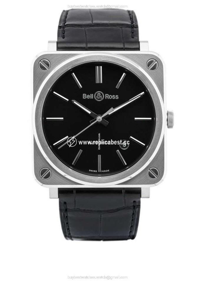 Bell & Ross BR S Mens watch Unisex Automatic Steel BRS92-BLC-ST SCR