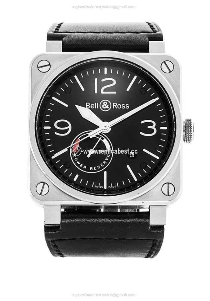Bell & Ross BR 03-97 Reserve de Marche Mens watch Unisex Automatic Steel BR0397-BL-SI SCA