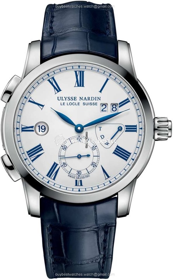 Ulysse Nardin Dual Time Mens watch Unisex Automatic Steel 3243-132 e0