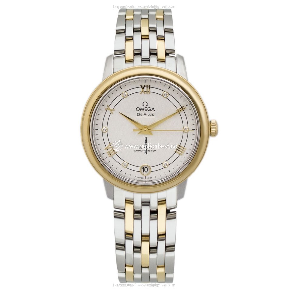 Omega De Ville Prestige Womens watch Automatic Gold Steel 424.20.33.20.52.001