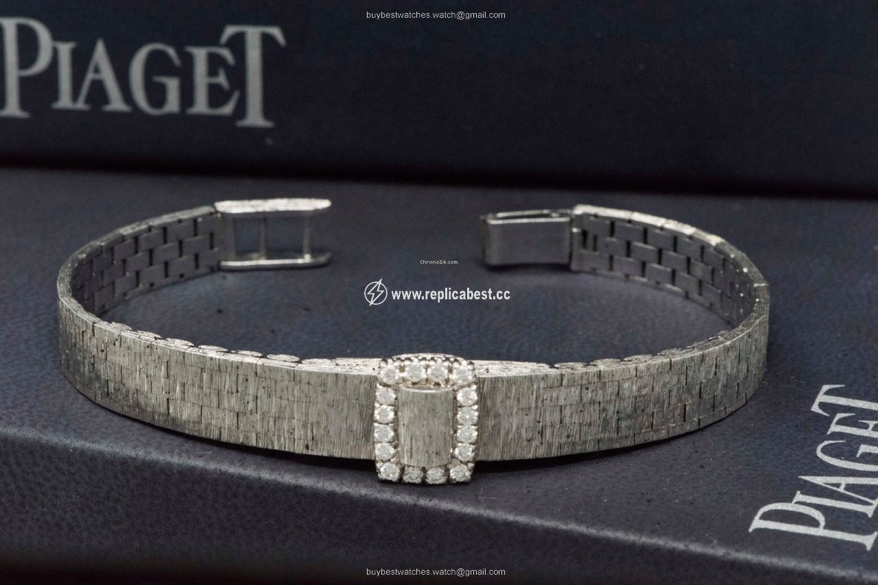 Piaget Womens watch Manual winding White gold 1960s Piaget Concealed Dial Diamond Set 18KT White Gold Ladi