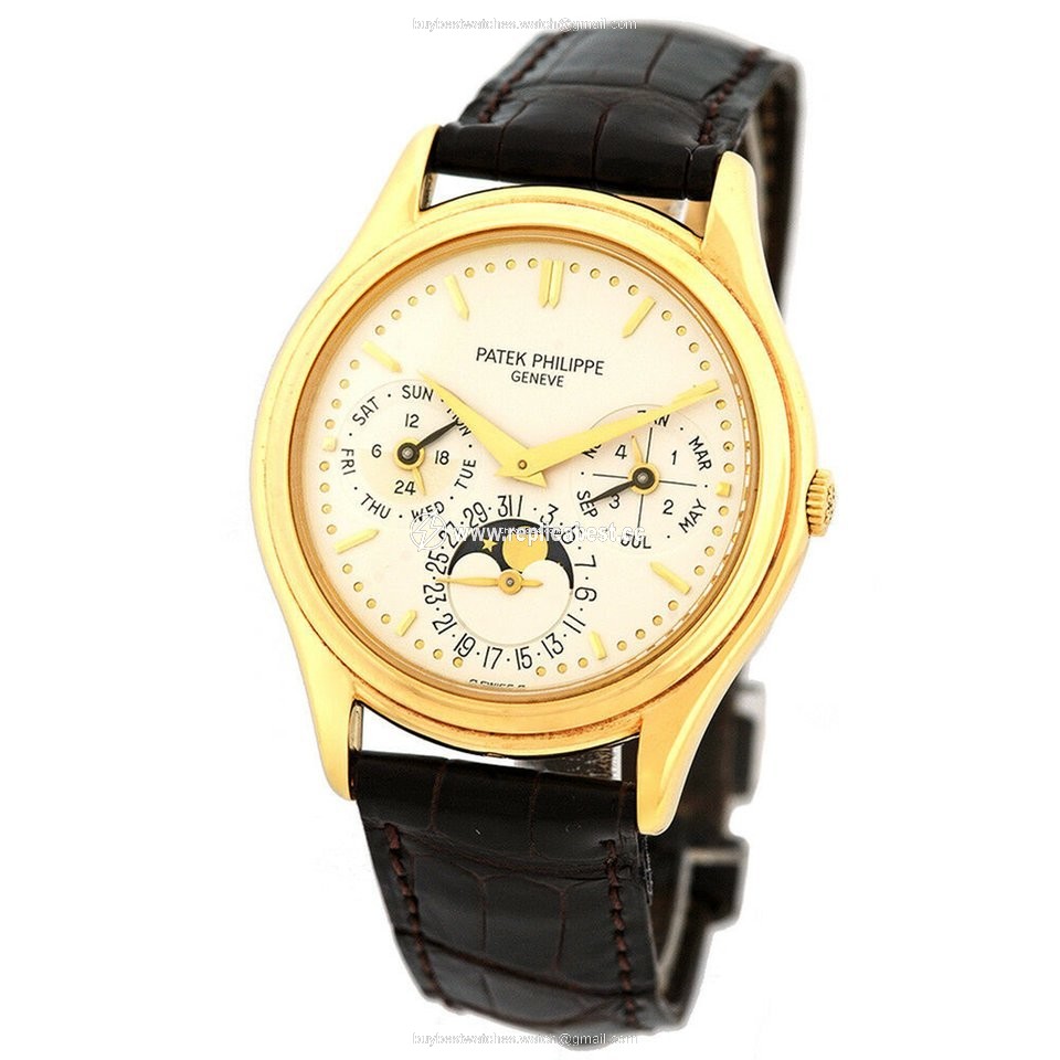 Patek Philippe Perpetual Calendar Mens watch Unisex Automatic Yellow gold 3940 J