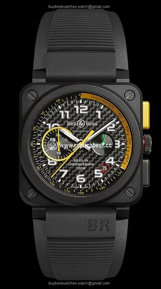 Bell & Ross BR 03-94 Chronographe Mens watch Unisex Automatic Ceramic BR 03-94 RS17