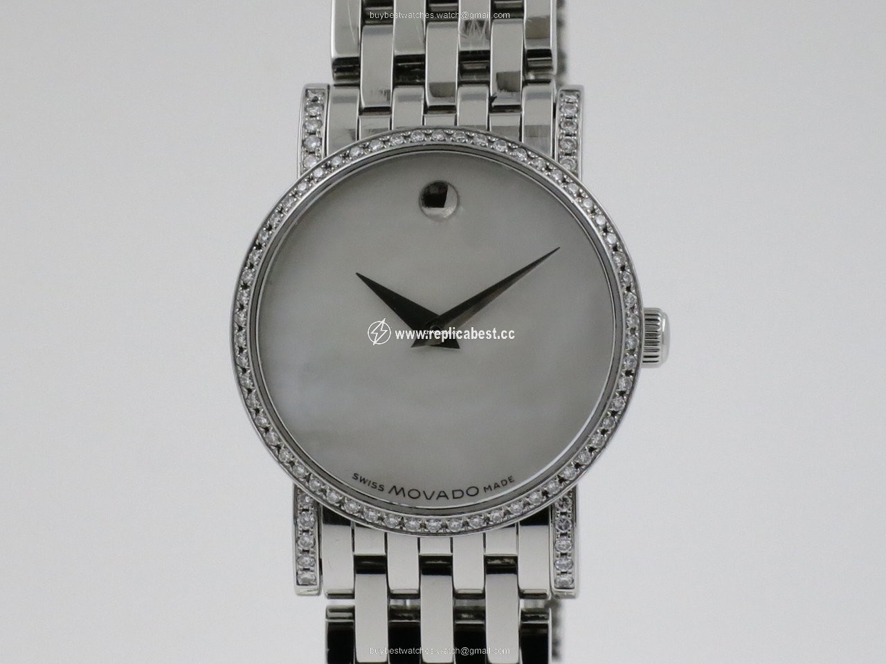 Movado Museum Womens watch Automatic Steel 84 N8 1870S