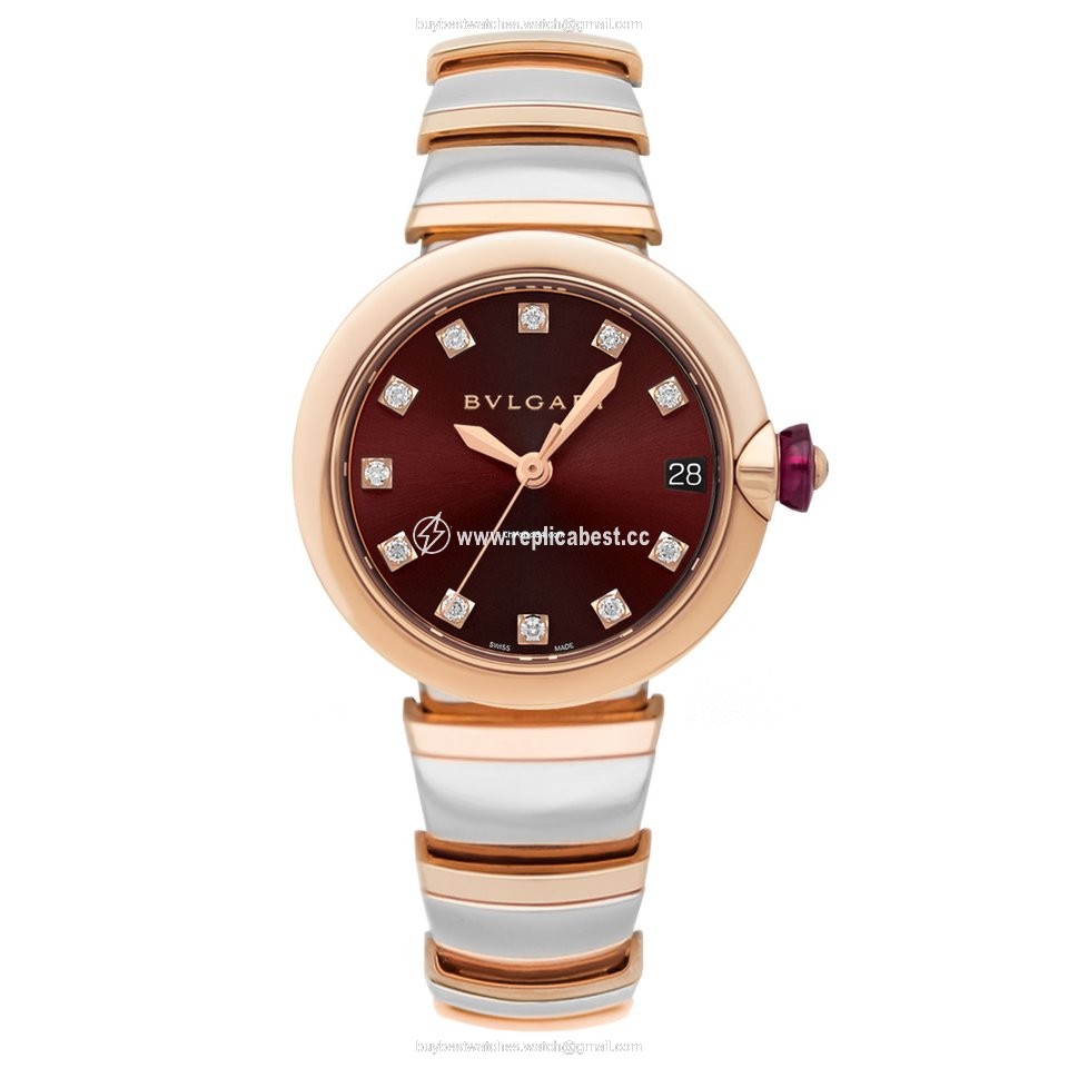 Bulgari Lucea Womens watch Automatic Gold Steel 102689 LU33C11SPGSPGD 11