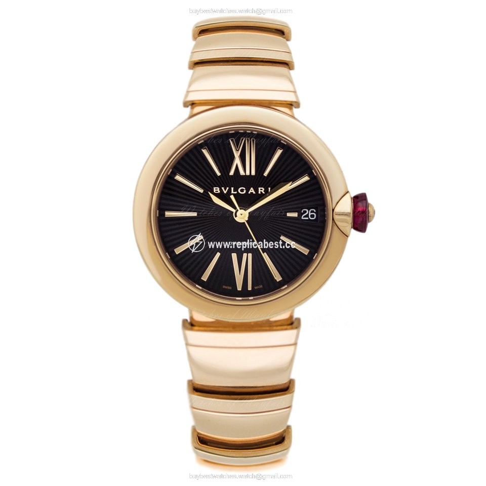 Bulgari Lucea Womens watch Automatic Rose gold 102190 LUP33BGGD