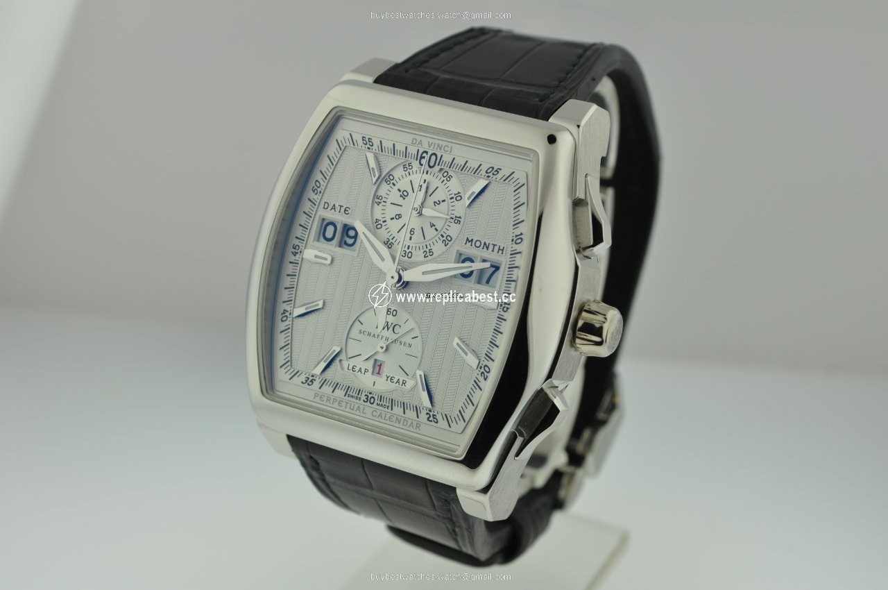 IWC Da Vinci Perpetual Calendar Digital Date-Month Mens watch Unisex Manual winding Platinum IW376101