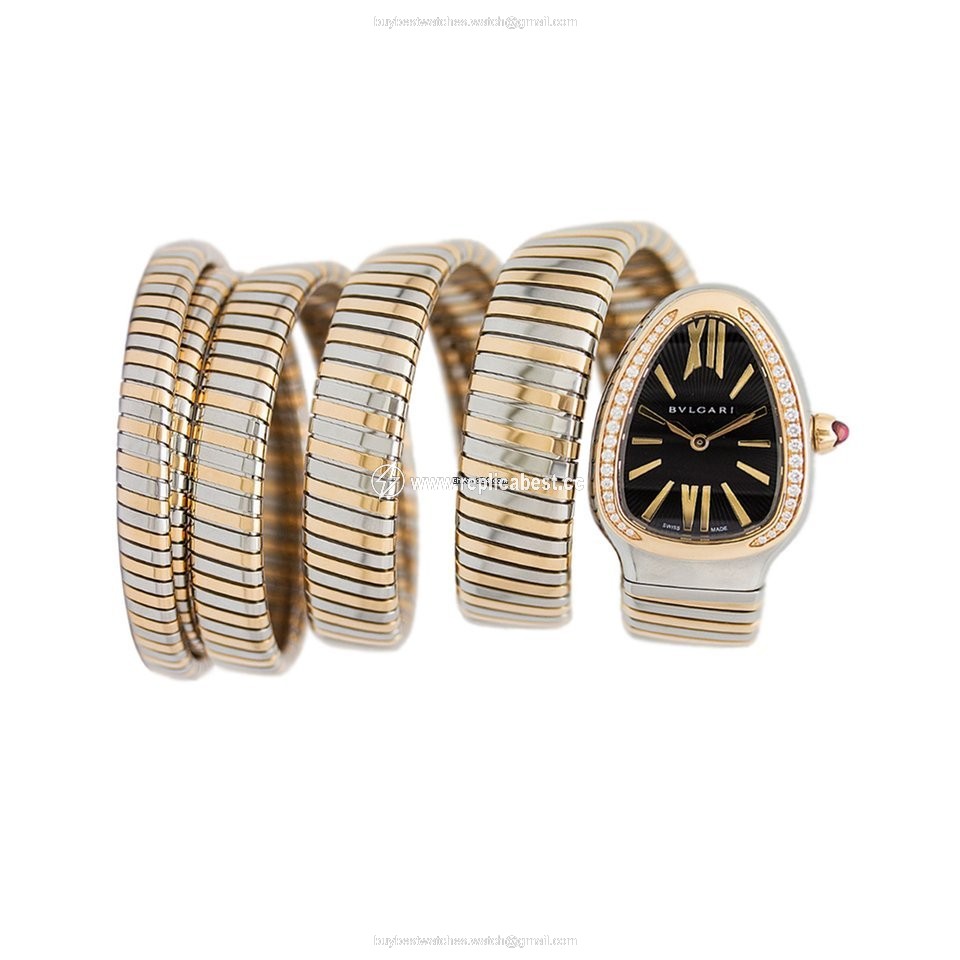 Bulgari Serpenti Womens watch Quartz Gold Steel 102621 SPP35D1SPG.5T?