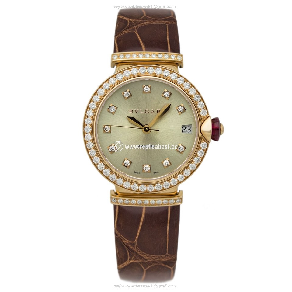 Bulgari Lucea Womens watch Automatic Rose gold 102646 LUP33C6GDLD 11.A