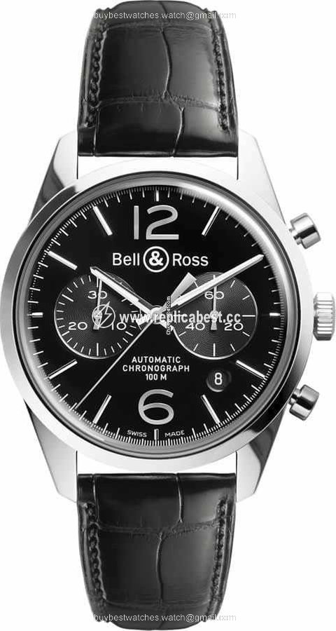 Bell & Ross Vintage Mens watch Unisex Automatic Steel BRG126-BL-ST-SCR