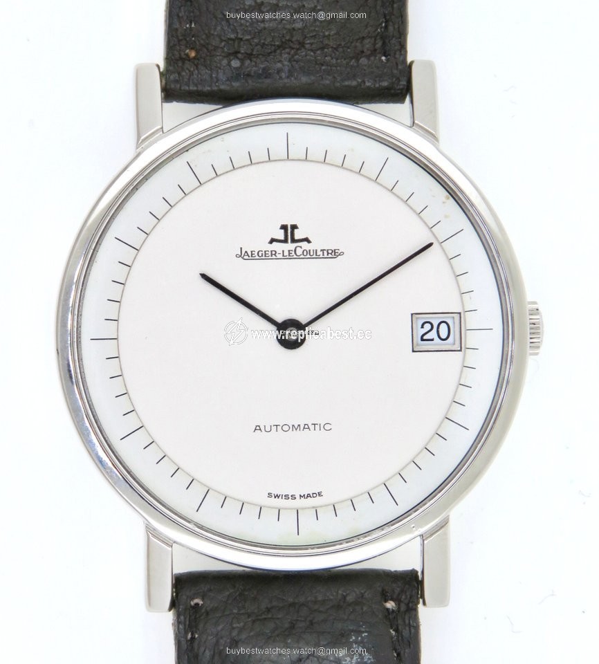 Jaeger-LeCoultre Mens watch Unisex Automatic Steel J98020 Extra Slim Automatic Case 34.5mm. Stainless Steel Men Watch