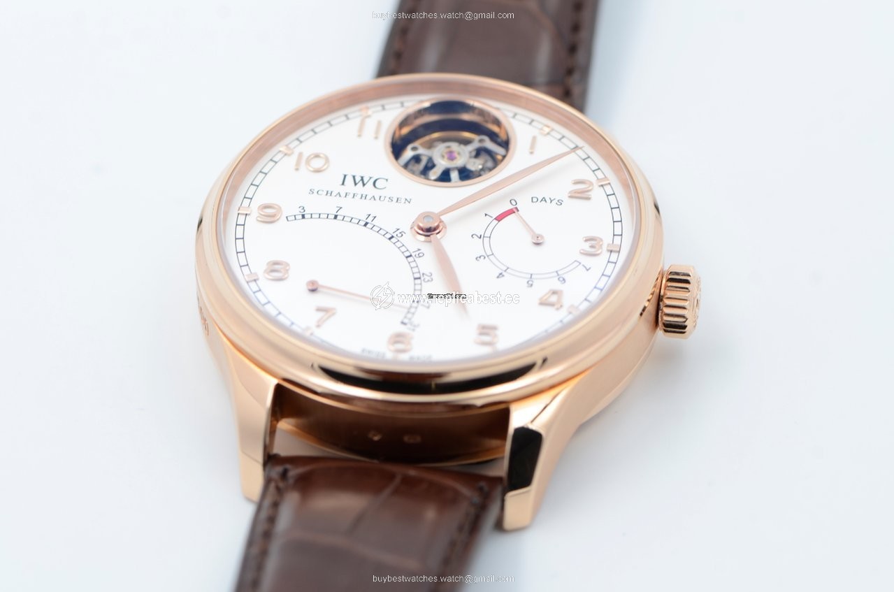 IWC Portuguese Tourbillon Mens watch Unisex Automatic Rose gold IW504402