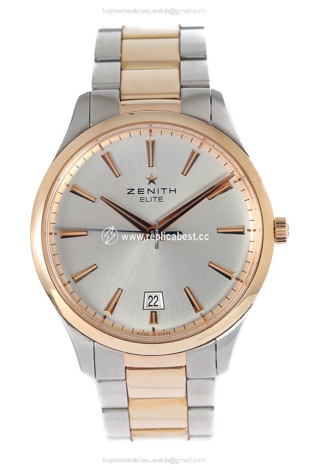Zenith Captain Central Second Mens watch Unisex Automatic Gold Steel 51.2020.670 01.M2020