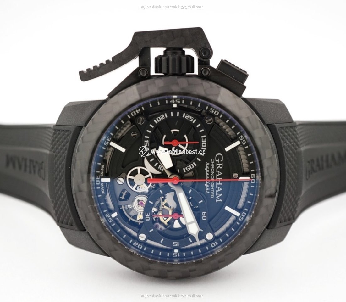Graham Chronofighter Oversize Mens watch Unisex Automatic Carbon 2CCBK.B25A
