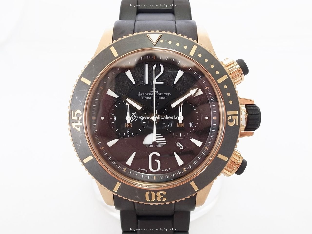 Jaeger-LeCoultre Master Compressor Diving Chronograph GMT Navy SEALs Mens watch Unisex Automatic Rose gold Q1782770