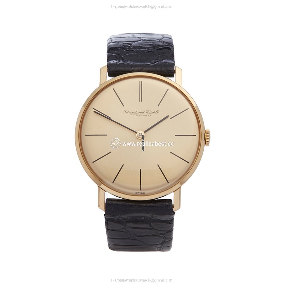 IWC Mens watch Unisex Manual winding Yellow gold R2500