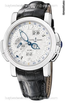 Ulysse Nardin GMT + - Perpetual Mens watch Unisex Automatic Platinum 329-60