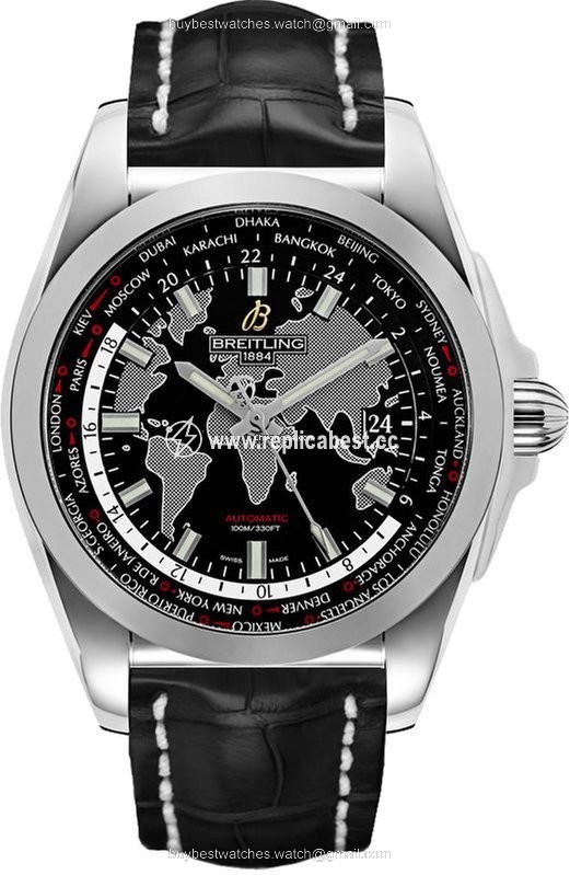 Breitling Galactic Unitime Mens watch Unisex Automatic Steel WB3510U4 BD94-744P