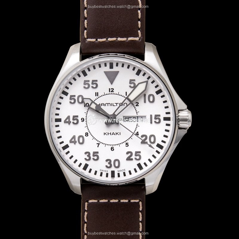 Hamilton Khaki Pilot Mens watch Unisex Quartz Steel H64611555