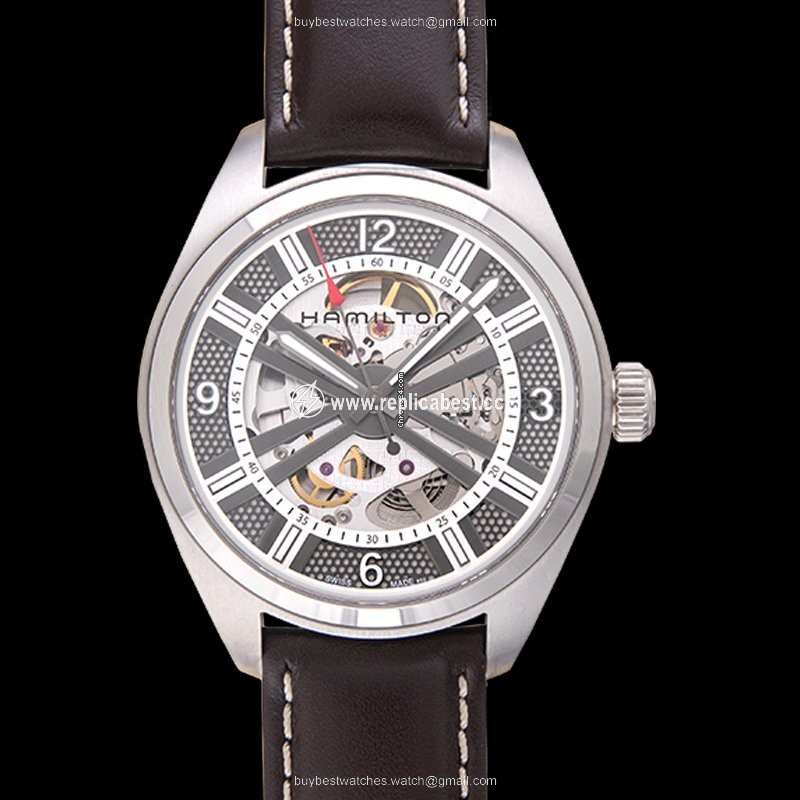 Hamilton Khaki Field Skeleton Mens watch Unisex Automatic Steel H72515585