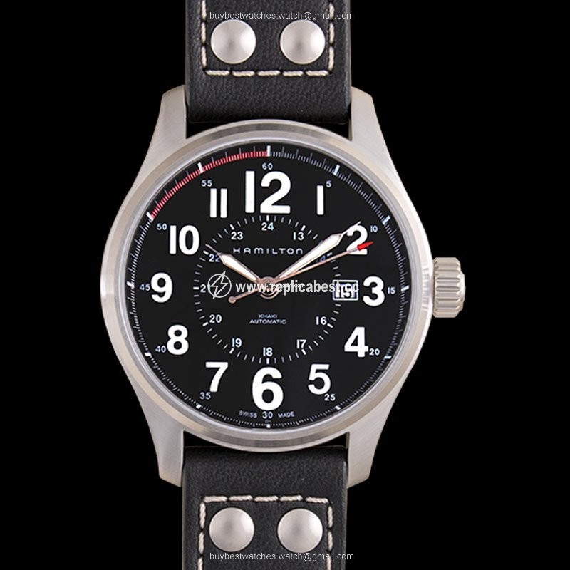 Hamilton Khaki Field Officer Mens watch Unisex Automatic Steel H70615733