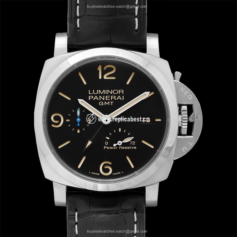 Panerai Luminor 1950 3 Days GMT Power Reserve Automatic Mens watch Unisex Automatic Steel PAM01321