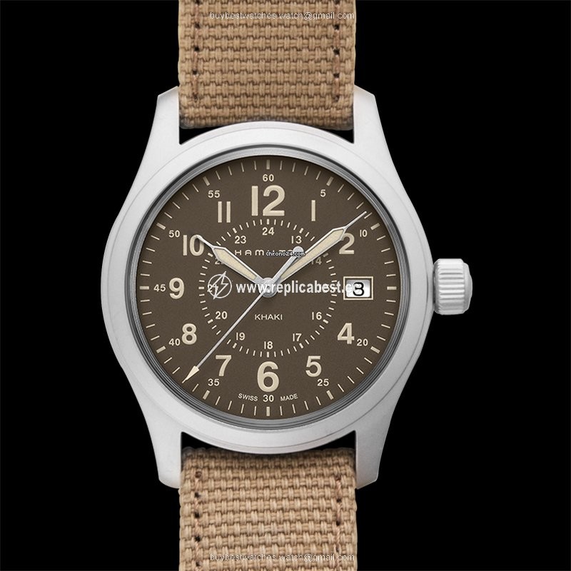 Hamilton Khaki Field Mens watch Unisex Quartz Steel H68201993