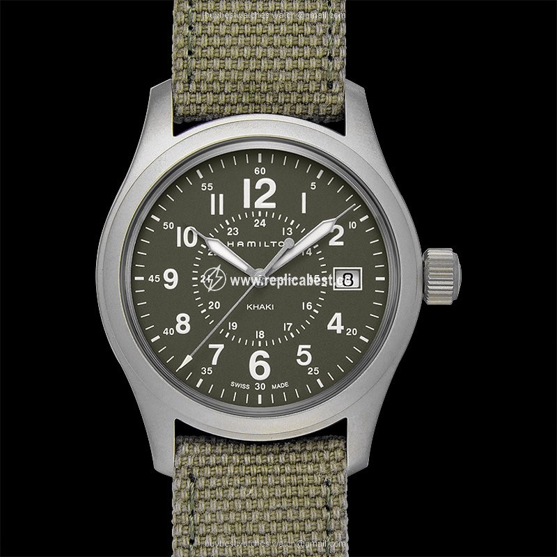Hamilton Khaki Field Mens watch Unisex Quartz Steel H68201963