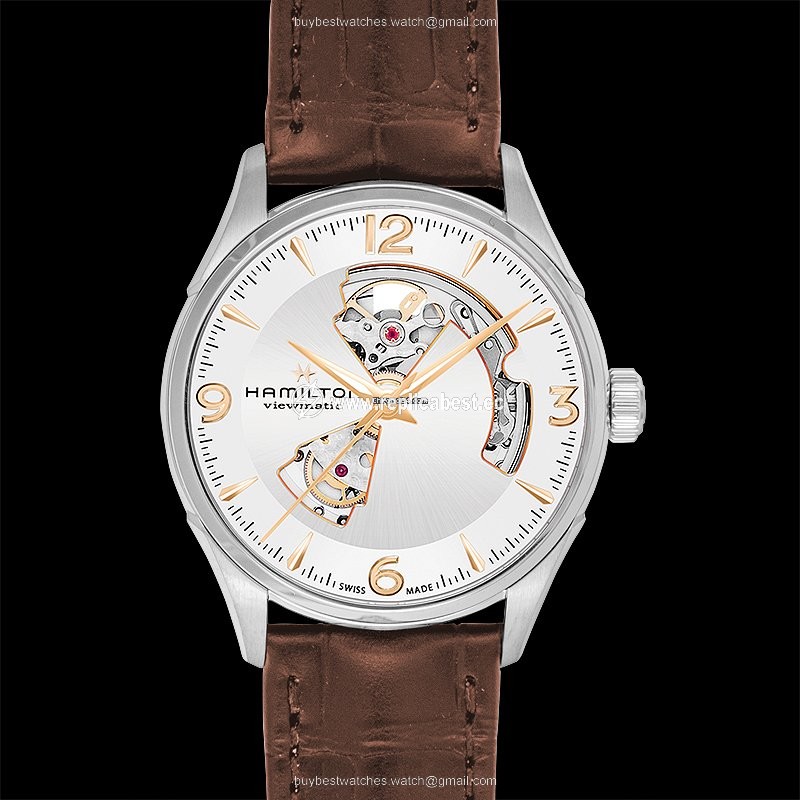 Hamilton Jazzmaster Open Heart Mens watch Unisex Automatic Steel H32705551