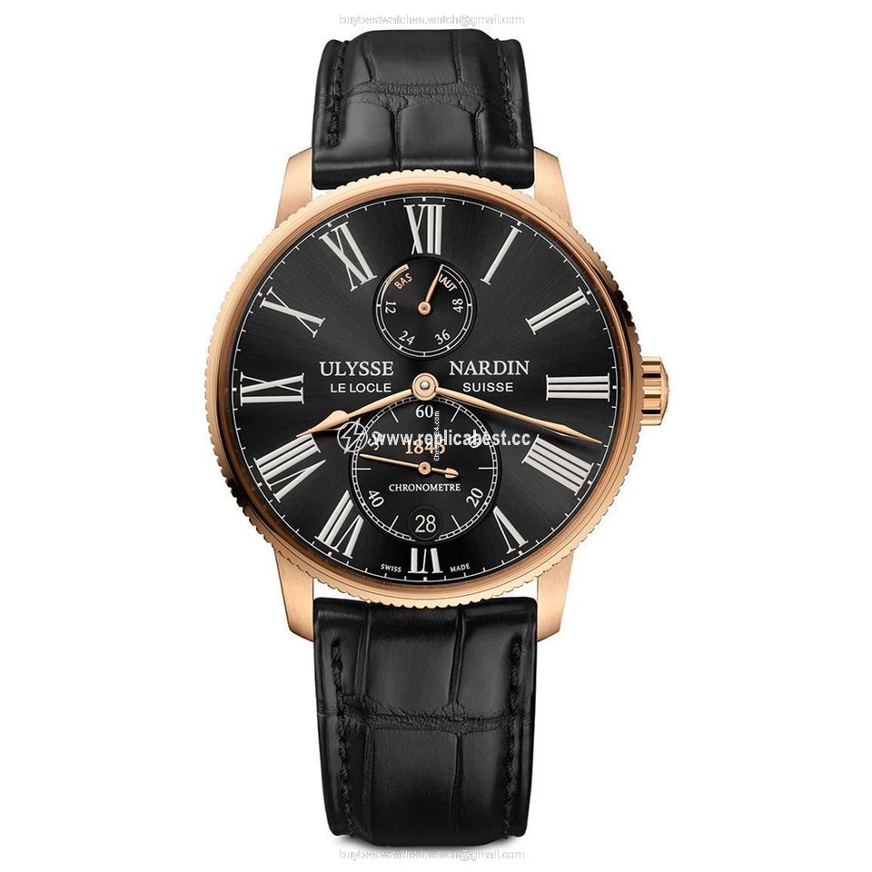 Ulysse Nardin Marine Torpilleur Mens watch Unisex Automatic Rose gold 1182-310 42