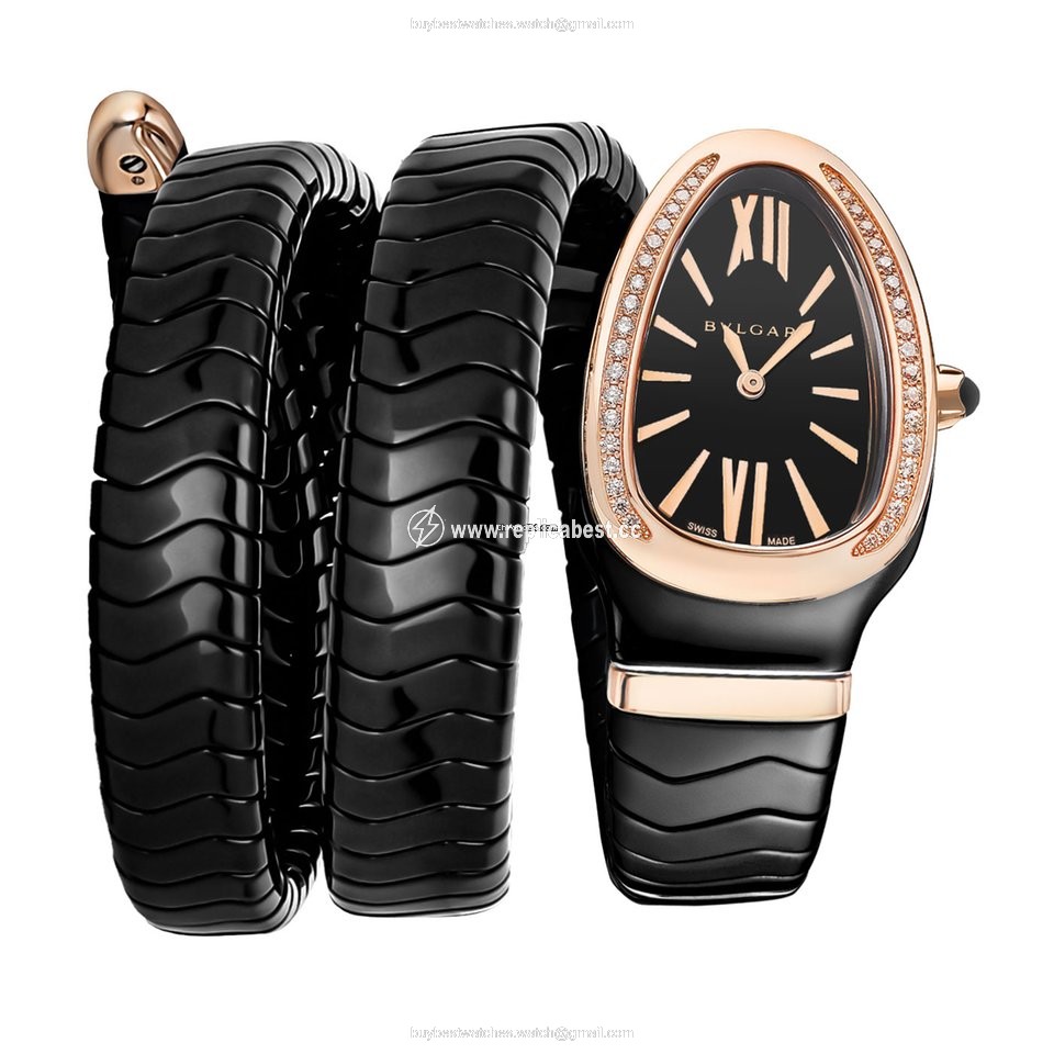 Bulgari Serpenti Womens watch Quartz Ceramic 102885 SPC35BCGDBCG.2T