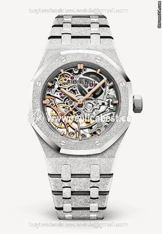 Audemars Piguet Royal Oak Double Balance Wheel Openworked Mens watch Unisex Automatic White gold 15466BC.GG.1259BC.01