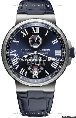Ulysse Nardin Marine Chronometer Manufacture Mens watch Unisex Automatic Steel 1183-122 43