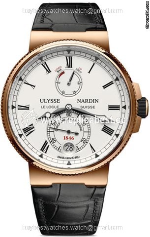 Ulysse Nardin Marine Chronometer Manufacture Mens watch Unisex Automatic Rose gold 1186-126 E0