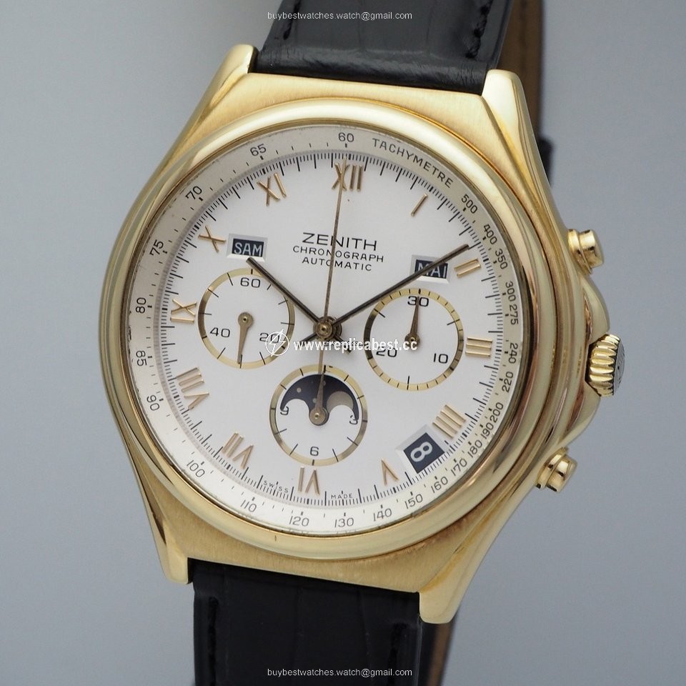 Zenith El Primero Mens watch Unisex Automatic Yellow gold 30 0460 412, 30.0160.418