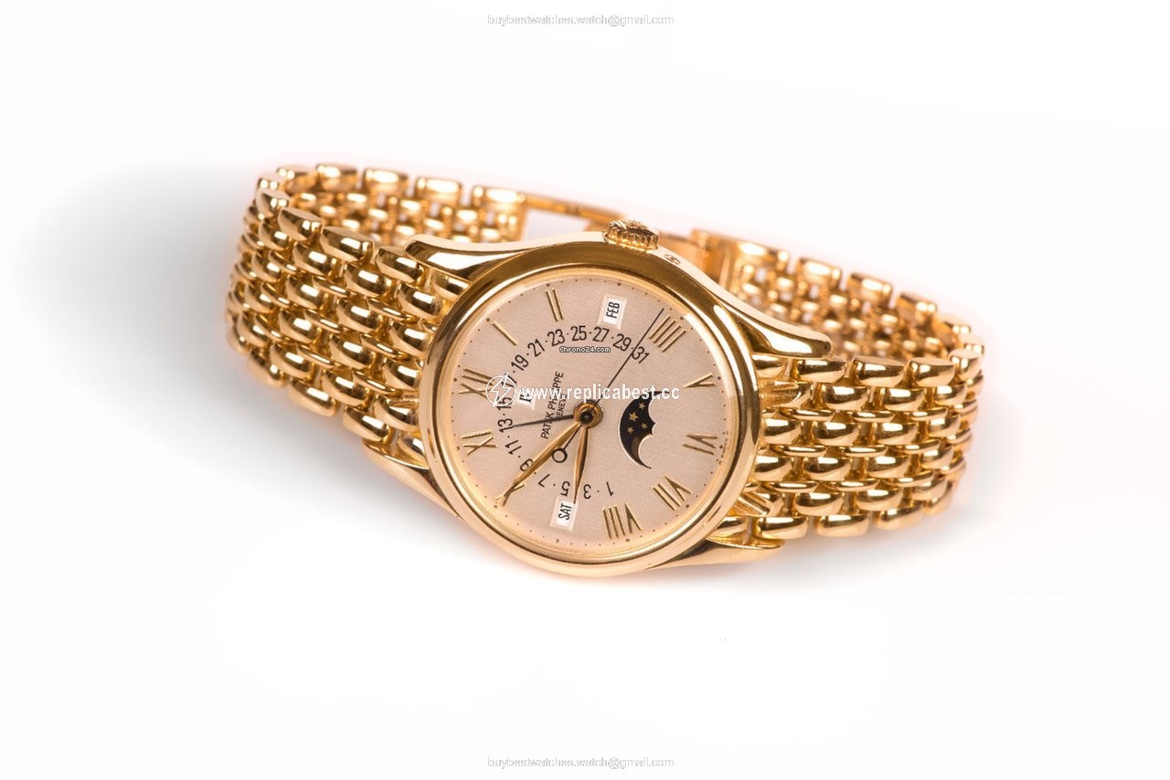 Patek Philippe Perpetual Calendar Mens watch Unisex Automatic Yellow gold 5050J