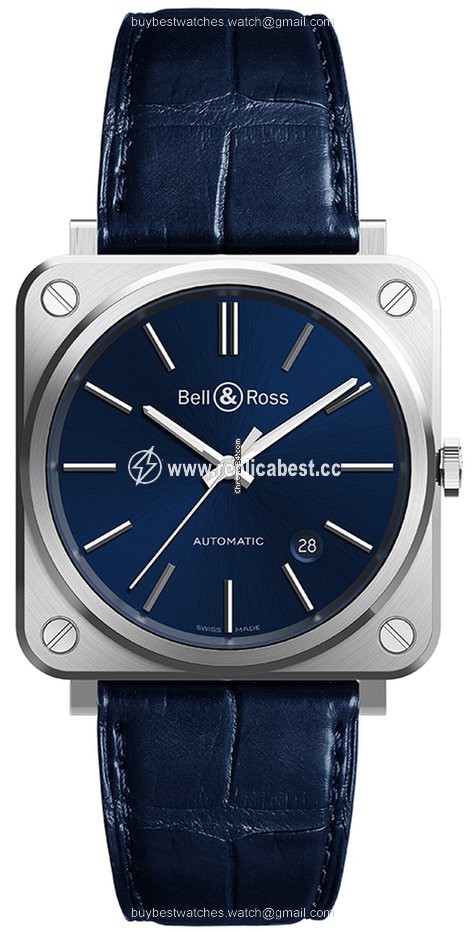 Bell & Ross BR S Automatic Steel BRS92-BLU-ST SCR