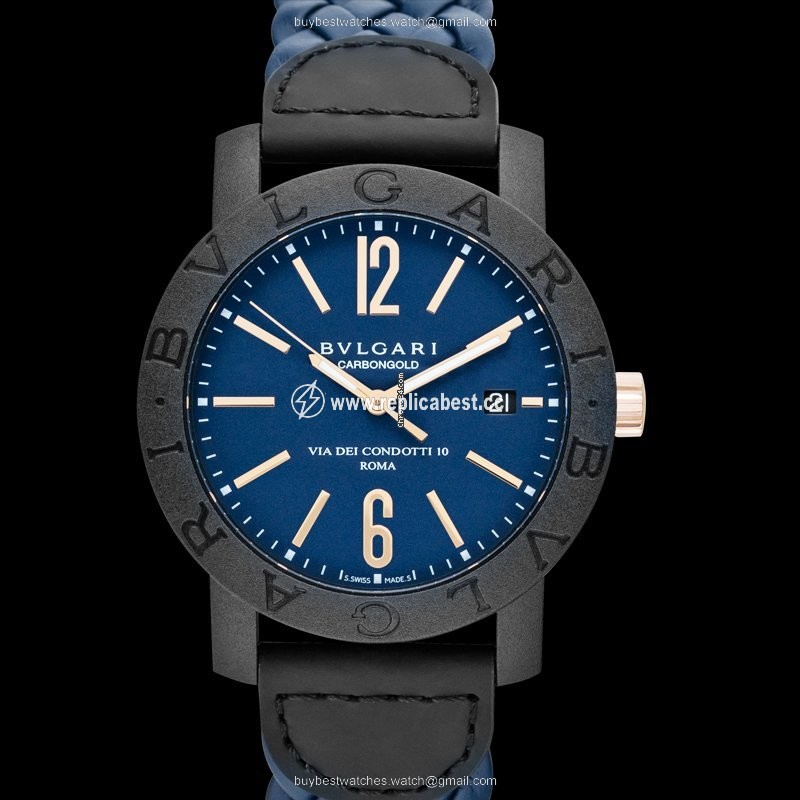 Bulgari Mens watch Unisex Automatic Carbon 102634