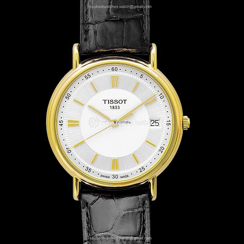 Tissot Carson Mens watch Unisex Quartz Yellow gold T907.410.16.031.00