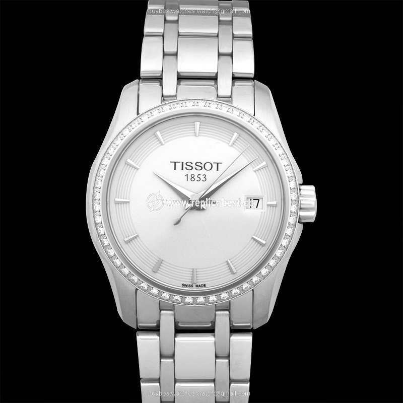 Tissot Couturier Womens watch Quartz Steel T035.210.61.011.00