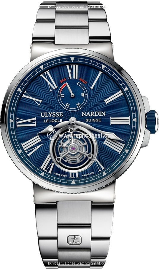 Ulysse Nardin Marine Tourbillon Mens watch Unisex Automatic Steel 1283-181-7m e3