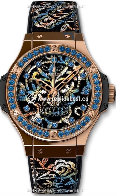 Hublot Big Bang Broderie Womens watch Automatic Rose gold 343.PS.6599.NR.1201