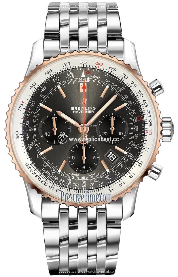 Breitling Navitimer 1 B01 Chronograph 43 Mens watch Unisex Automatic Steel ub0121211f1a1